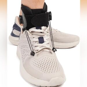 NWT JOMECA AFO Foot Drop Brace Adjustable Tension with Dual-Dial Black 1 Pair